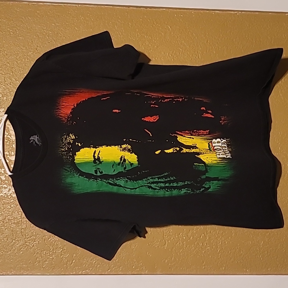 Bob Marley in Rasta Color Swatches Size Large